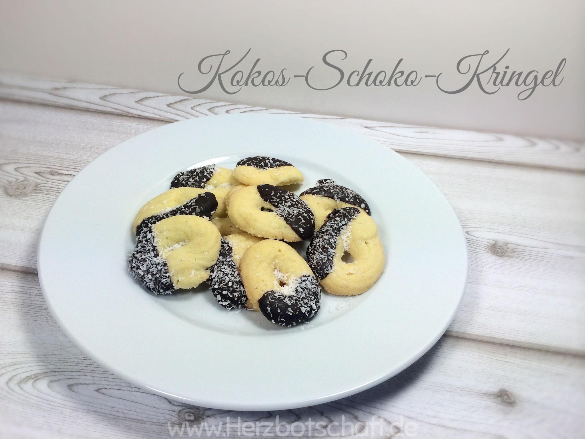 Rezept: Schoko-Kokos-Spritzgebäck &amp; flammende Herzen ♥ herzbotschaft.de