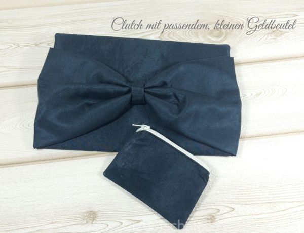 Clutch mit passendem, kleinen Geldbeutel nähen