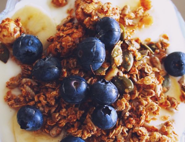 Selbstgemachtes Granola-Knuspermüsli